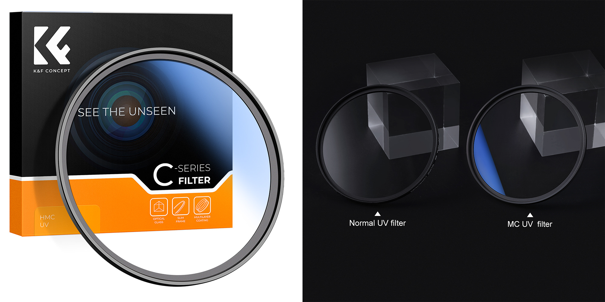 Filtr UV K&F Concept Nano-C HMC UV - Japońska jakość